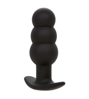 CALEXOTICS - ROCK BOTTOM PLUG ANAL PERLÉ 10 VIBRATIONS SILICONE NOIR