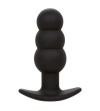 CALEXOTICS - ROCK BOTTOM PLUG ANAL PERLÉ 10 VIBRATIONS SILICONE NOIR
