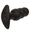 CALEXOTICS - ROCK BOTTOM PLUG ANAL PERLÉ 10 VIBRATIONS SILICONE NOIR