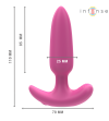 INTENSE - ROSS ANAL PLUG 10 VIBRATIONS ROSE TÉLÉCOMMANDE