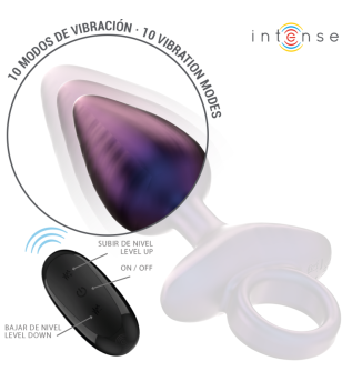 INTENSE - MICHAEL PLUG ANAL VIBRANT MODÈLE 2 TÉLÉCOMMANDE