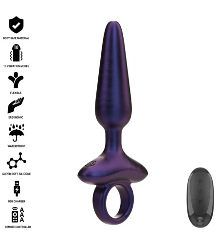 INTENSE - MARLON PLUG ANAL VIBRANT MODÈLE 4 TÉLÉCOMMANDE