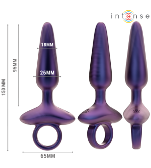 INTENSE - MARLON PLUG ANAL VIBRANT MODÈLE 4 TÉLÉCOMMANDE