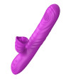 ARMONY - VIBRATEUR MULTIFONCTION ANGELIA AVEC LANGUE STIMULANTE EFFET CHALEUR VIOLET