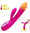 ARMONY - VIBRATEUR  STIMULATEUR FLEXIBLE  EFFET CHALEUR FUCHSIA