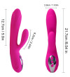 ARMONY - VIBRATEUR  STIMULATEUR FLEXIBLE  EFFET CHALEUR FUCHSIA