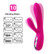 ARMONY - VIBRATEUR  STIMULATEUR FLEXIBLE  EFFET CHALEUR FUCHSIA