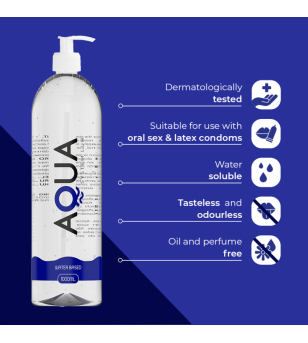AQUA QUALITY - LUBRIFIANT À BASE D''EAU 1000 ML