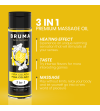 BRUMA - HUILE DE MASSAGE PREMIUM EFFET CHALEUR SAVEUR PINA COLADA 3 EN 1 - 100 ML