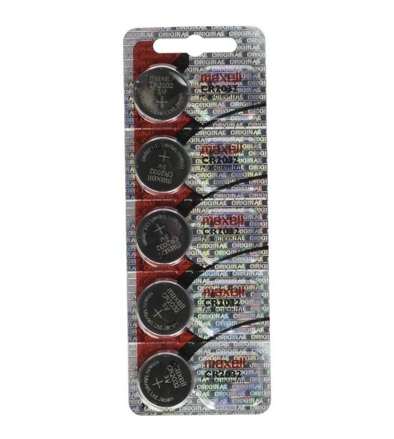 MAXELL - PILE AU LITHIUM CR2032 3V - 5 UNITÉS