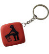 DIABLO PICANTE - PORTE-CLÉS DÉ ROUGE AVEC POSES