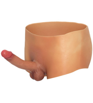 HIDDEN DESIRE - ALTER EGO BOXERSHOT AVEC PÉNIS 18 CM TAILLE L