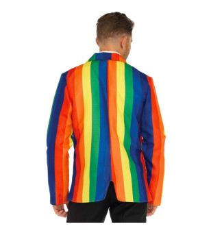 LEG AVENUE - BLAZER + CRAVATE ARC-EN-CIEL M