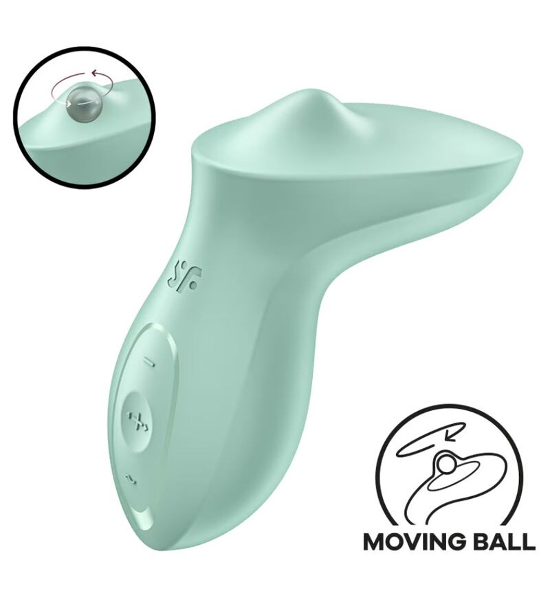 SATISFYER - VIBRATEUR EXCITERRR À POSER SUR LE CLITORIS MENTHE