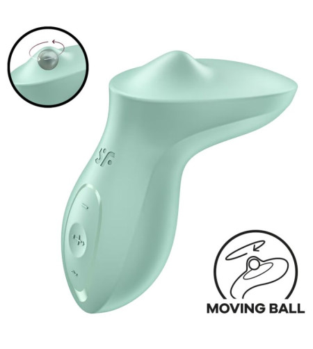 SATISFYER - VIBRATEUR EXCITERRR À POSER SUR LE CLITORIS MENTHE