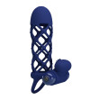 PRETTY LOVE - GIANN ANNEAU VIBRATEUR AVEC GAINE EN SILICONE BLEU