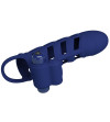 PRETTY LOVE - ALTAF ANNEAU VIBRATEUR AVEC GAINE EN SILICONE BLEU