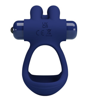 PRETTY LOVE - FRANCISCO DOUBLE ANNEAU VIBRANT LAPIN BLEU