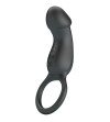 PRETTY LOVE - TRAE ANNEAU VIBRANT AVEC STIMULATEUR NOIR
