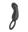PRETTY LOVE - TRAE ANNEAU VIBRANT AVEC STIMULATEUR NOIR