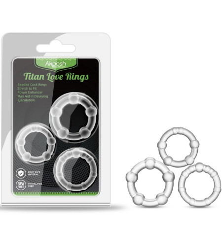 ARMONY - TITAN LOVE BAGUE PERLÉE CHAIR