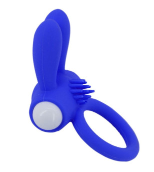 ARMONY - MR BUNNY ANNEAU VIBRATEUR SILICONE BLEU