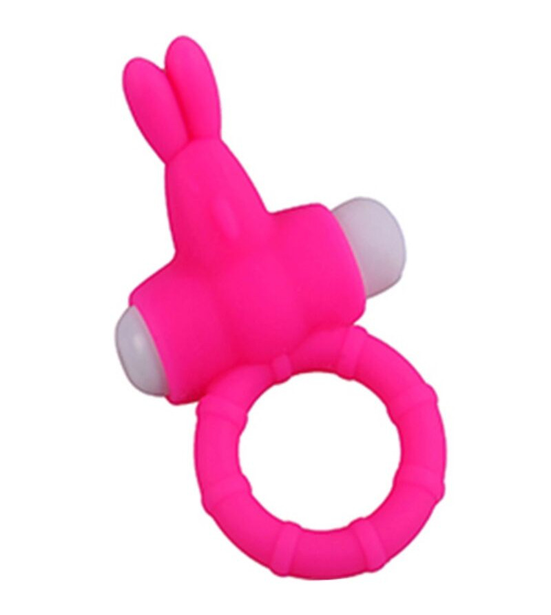 ARMONY - MS BUNNY ANNEAU VIBRATEUR SILICONE ROSE