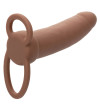 CALEXOTICS - MAXX THICK DOUBLE PÉNÉTRATEUR 10 VIBRATIONS MARRON