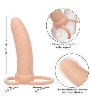 CALEXOTICS - MAXX THICK DOUBLE PÉNÉTRATEUR 10 VIBRATIONS CHAIR