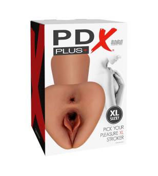 PDX PLUS - PICK YOUR PLEASURE XL STROKER RÉALISTE MARRON
