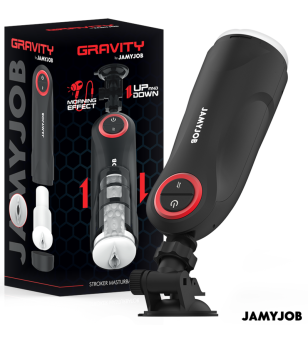 JAMYJOB - MASTURBATEUR VAGIN AUTOMATIQUE PAR GRAVITÉ 5 MODES D'ASPIRATION