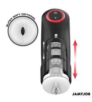 JAMYJOB - MASTURBATEUR VAGIN AUTOMATIQUE PAR GRAVITÉ 5 MODES D'ASPIRATION