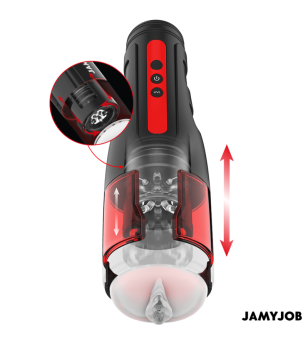 JAMYJOB - MASTURBATEUR VAGIN AUTOMATIQUE CYCLONE 10 MODES DE ROTATION ET DE POUSSÉE