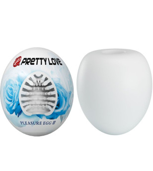 PRETTY LOVE - MASTURBATEUR POUR HOMME BLANC D'OEUF