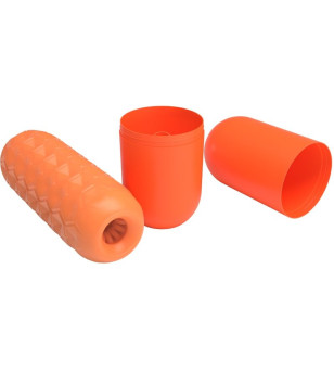 PRETTY LOVE - MASTURBATEUR POUR HOMME À DEUX BOULES ORANGE