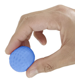 PRETTY LOVE - MASTURBATEUR POUR HOMME À DEUX BOULES ORANGE