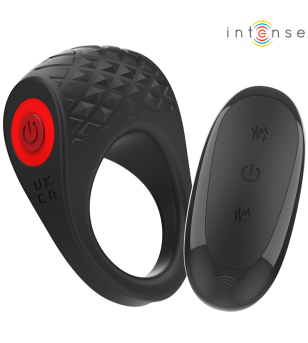 INTENSE - CLOVER VIBRATEUR ANNEAU PÉNIS 10 VIBRATIONS NOIR