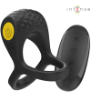 INTENSE - ALEX VIBRATEUR DOUBLE ANNEAU PÉNIS 10 VIBRATIONS NOIR