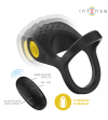 INTENSE - ALEX VIBRATEUR DOUBLE ANNEAU PÉNIS 10 VIBRATIONS NOIR