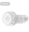 KIIROO - FEEL POCKET STROKER CRISTAL PAR KIIROO TRANSPARENT