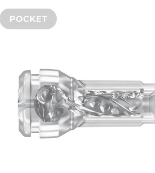 KIIROO - FEEL POCKET STROKER CRISTAL PAR KIIROO TRANSPARENT