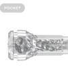 KIIROO - FEEL POCKET STROKER CRISTAL PAR KIIROO TRANSPARENT