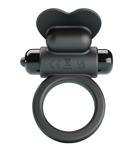 PRETTY LOVE - BAGUE VIBRANTE DEBONAIRE LAPIN 10 VIBRATIONS NOIRE