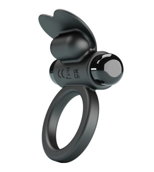 PRETTY LOVE - BAGUE VIBRANTE DEBONAIRE LAPIN 10 VIBRATIONS NOIRE