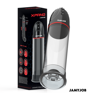 JAMYJOB - POMPE AUTOMATIQUE XPAND 3 NIVEAUX D'ONDES STIMULANTES GRIS