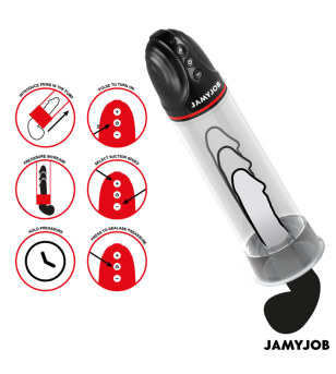 JAMYJOB - POMPE AUTOMATIQUE XPAND 3 NIVEAUX D'ONDES STIMULANTES GRIS