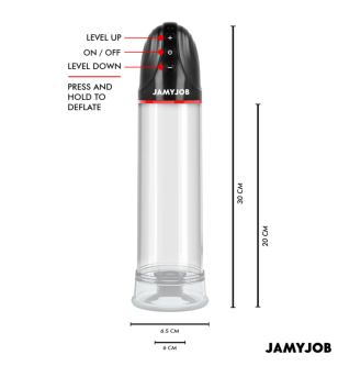 JAMYJOB - POMPE AUTOMATIQUE XPAND 3 NIVEAUX D'ONDES STIMULANTES GRIS