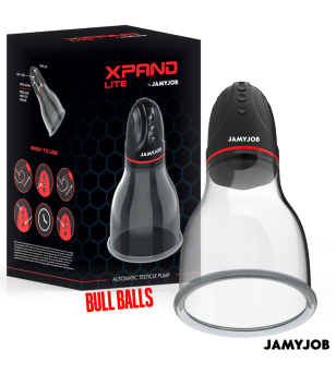 JAMYJOB - XPAND LITE POMPE À TESTICULES AUTOMATIQUE 3 NIVEAUX D'ONDES STIMULANTES GRIS