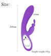 ARMONY - VIBRATEUR  ANNEAU DE TIRAGE BELLA VIOLET RABBIT