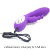 ARMONY - VIBRATEUR  ANNEAU DE TIRAGE BELLA VIOLET RABBIT